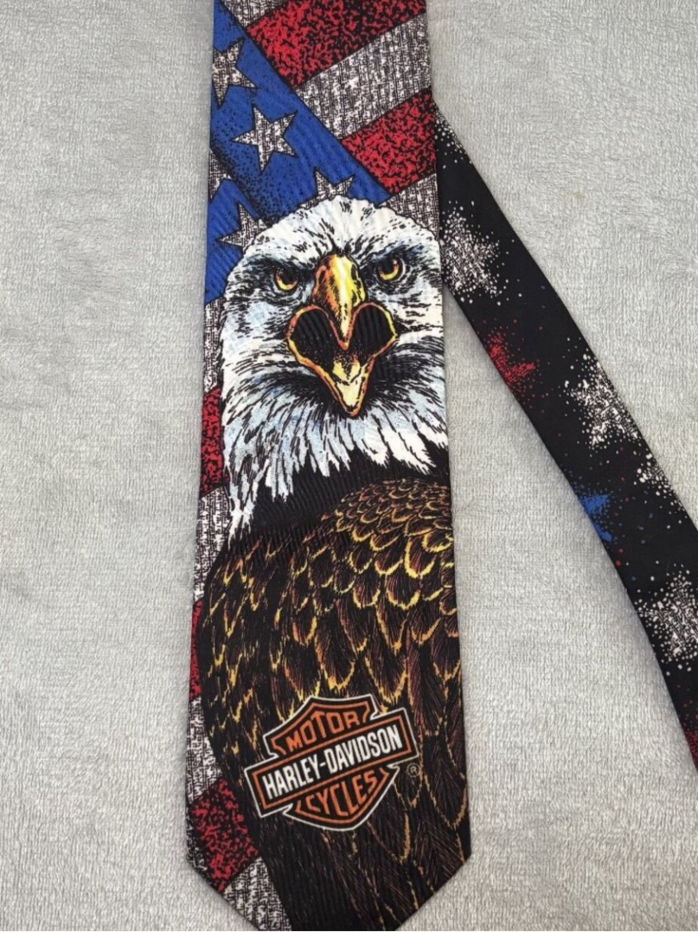 Harley Davidson Tie Eagle America